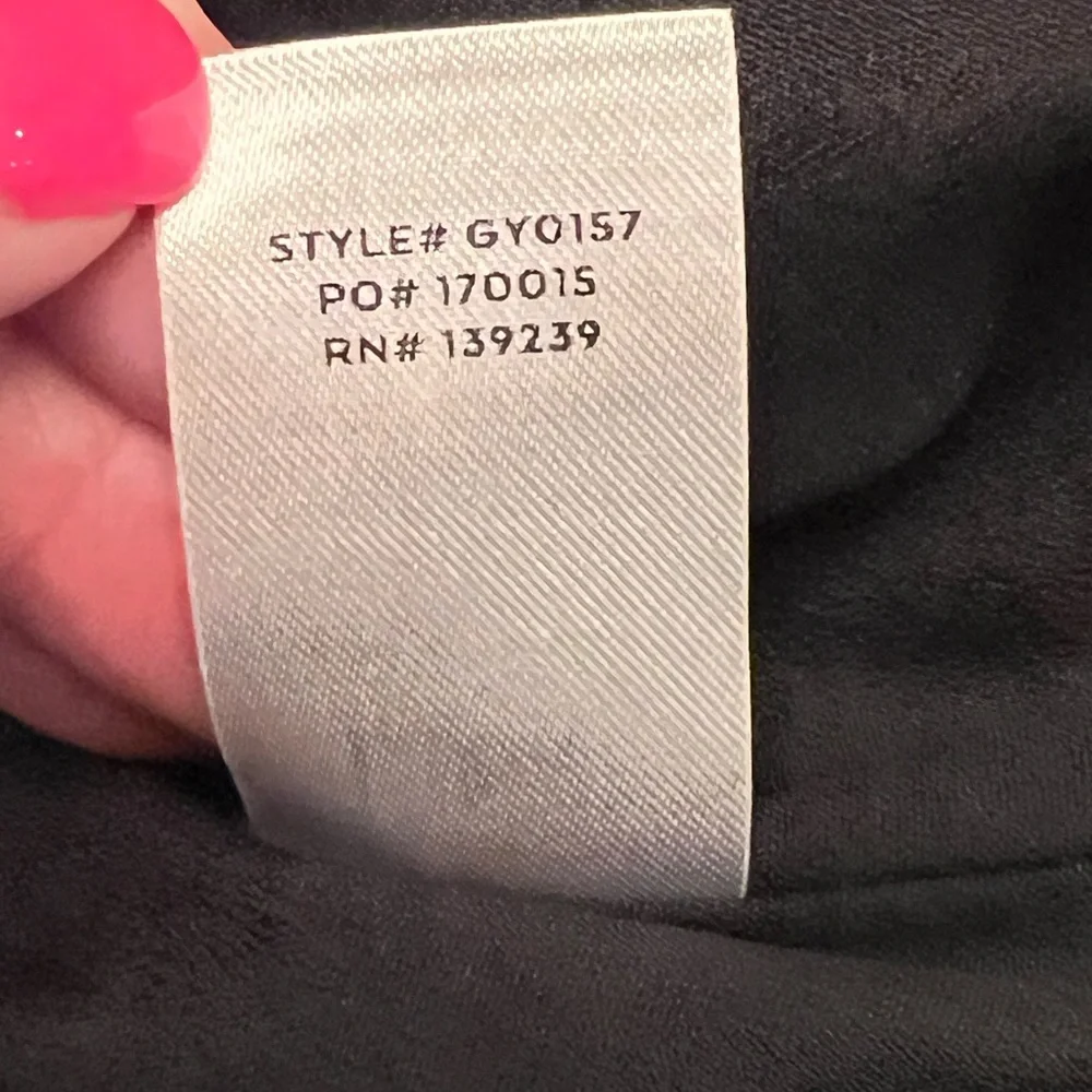 Lulus Believe It or Knot Black Long Sleeve Tie-Front Skater Mini‎ Dress Size XL - Picture 11 of 11